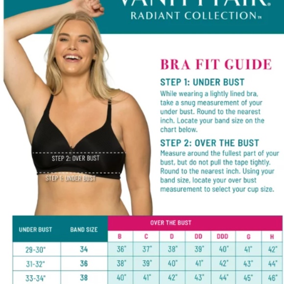 Vanity Fair Radiant Collection Women’s Full Figure Lightly Lined Smoothing Under - Picture 6 of 6